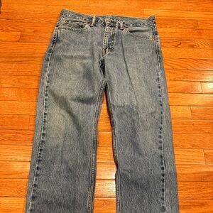 Levi's 505 Jeans Men's 33x30 Blue Straight Regular Fit Cotton Denim Pants